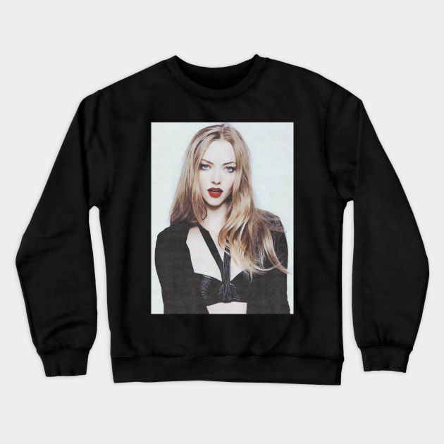 Amanda Seyfried Crewneck Sweatshirt by Ezahazami